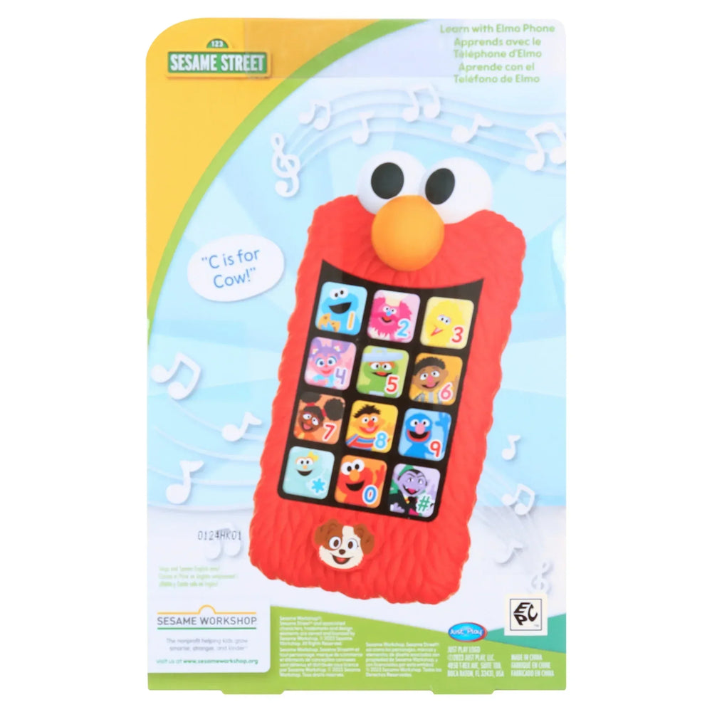 Sesame Street Learn with Elmo Electronic Learning Phone, Ages 2+, 12 Learning Themes - USA MEGA SHOP