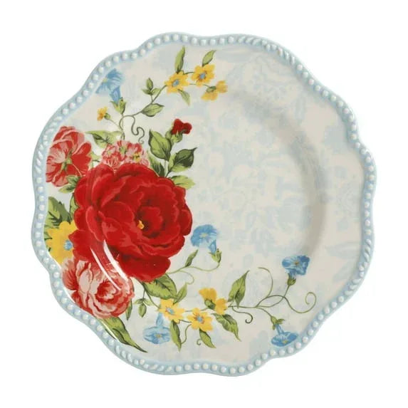 The Pioneer Woman Sweet Rose 12-Piece Dinnerware Set