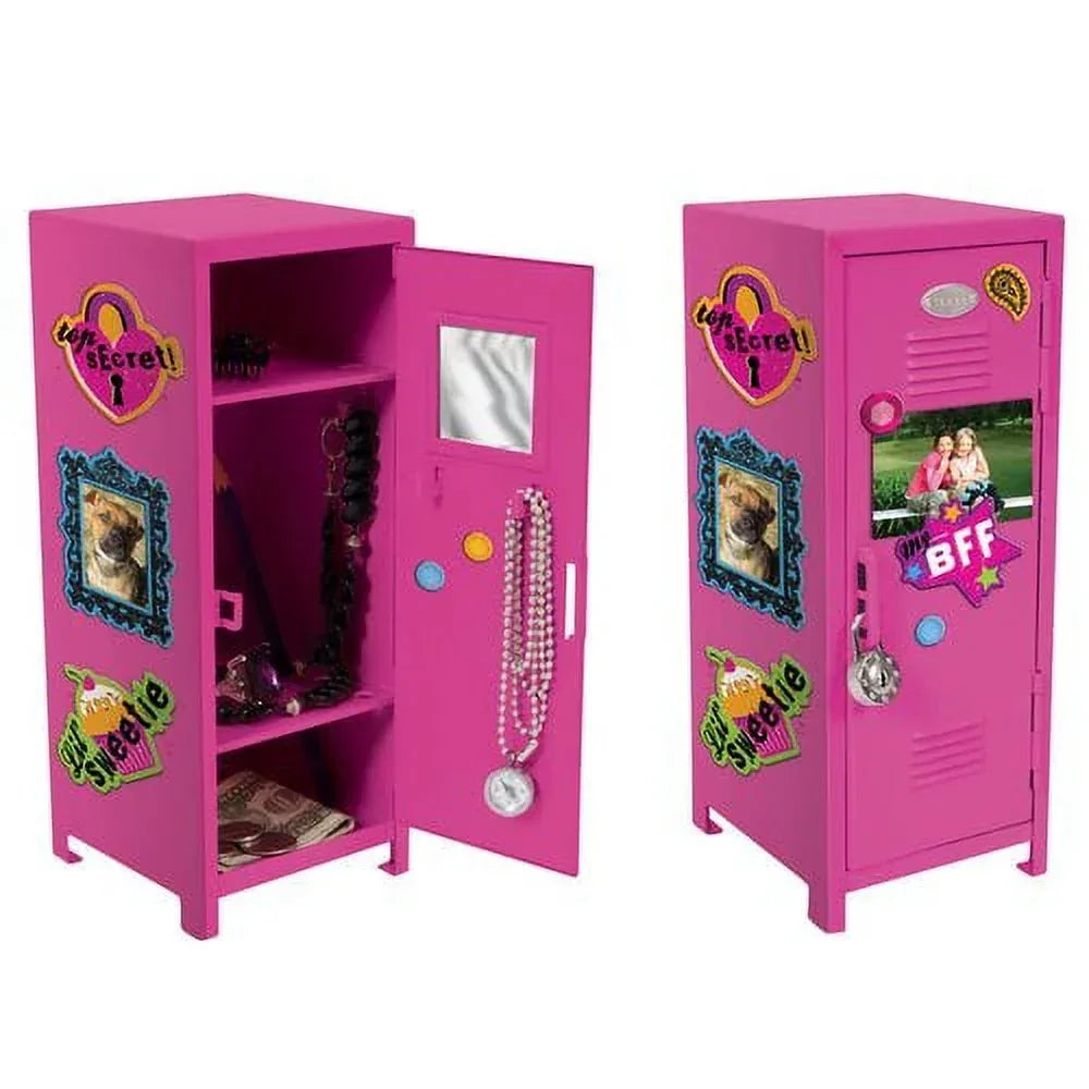 Schylling Girl Talk Locker with Magnets Dollhouse Accessory, Plastic - USA MEGA SHOP