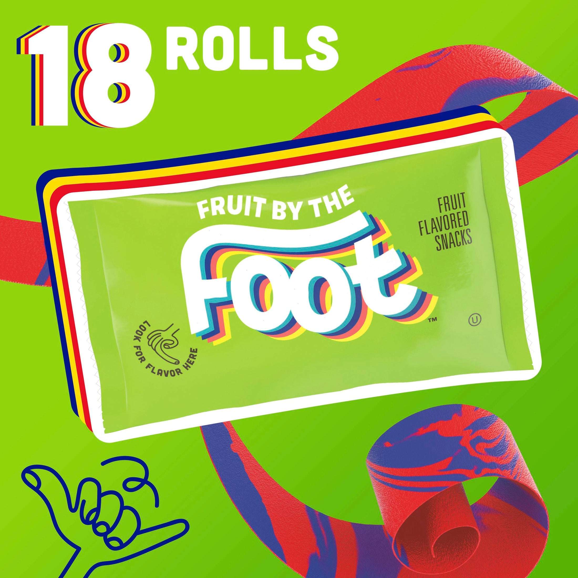 Fruit by the Foot Gluten Free Berry and Strawberry Fruit Flavored Snacks (18 Rolls)