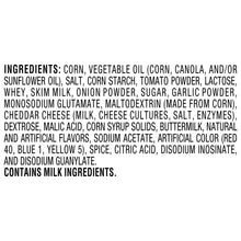 Doritos ingredients list on back of Cool Ranch tortilla chip bag