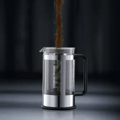 Bodum 17 oz Kenya French Press Coffeemaker, Stainless Steel, New