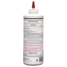 Diatomaceous earth crawling insect killer powder bottle, back label text visible.