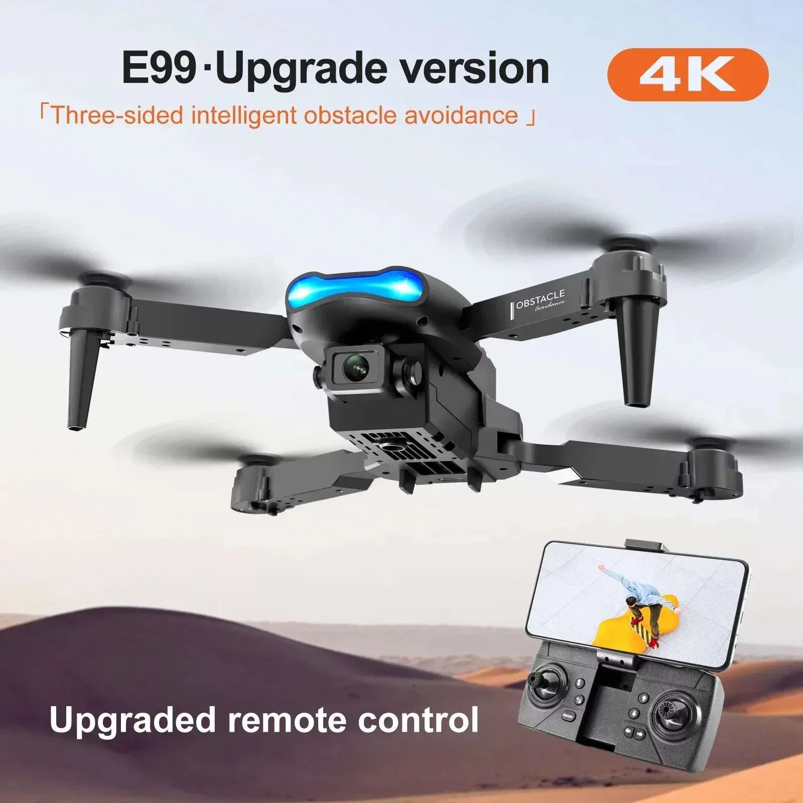BEEPRINCESS Drone with 4K HD Dual Camera for Adults Kids, RC Quadcopter with 2 Modular 1800mAh Batteries for 30 Mins Long Flight - USA MEGA SHOP