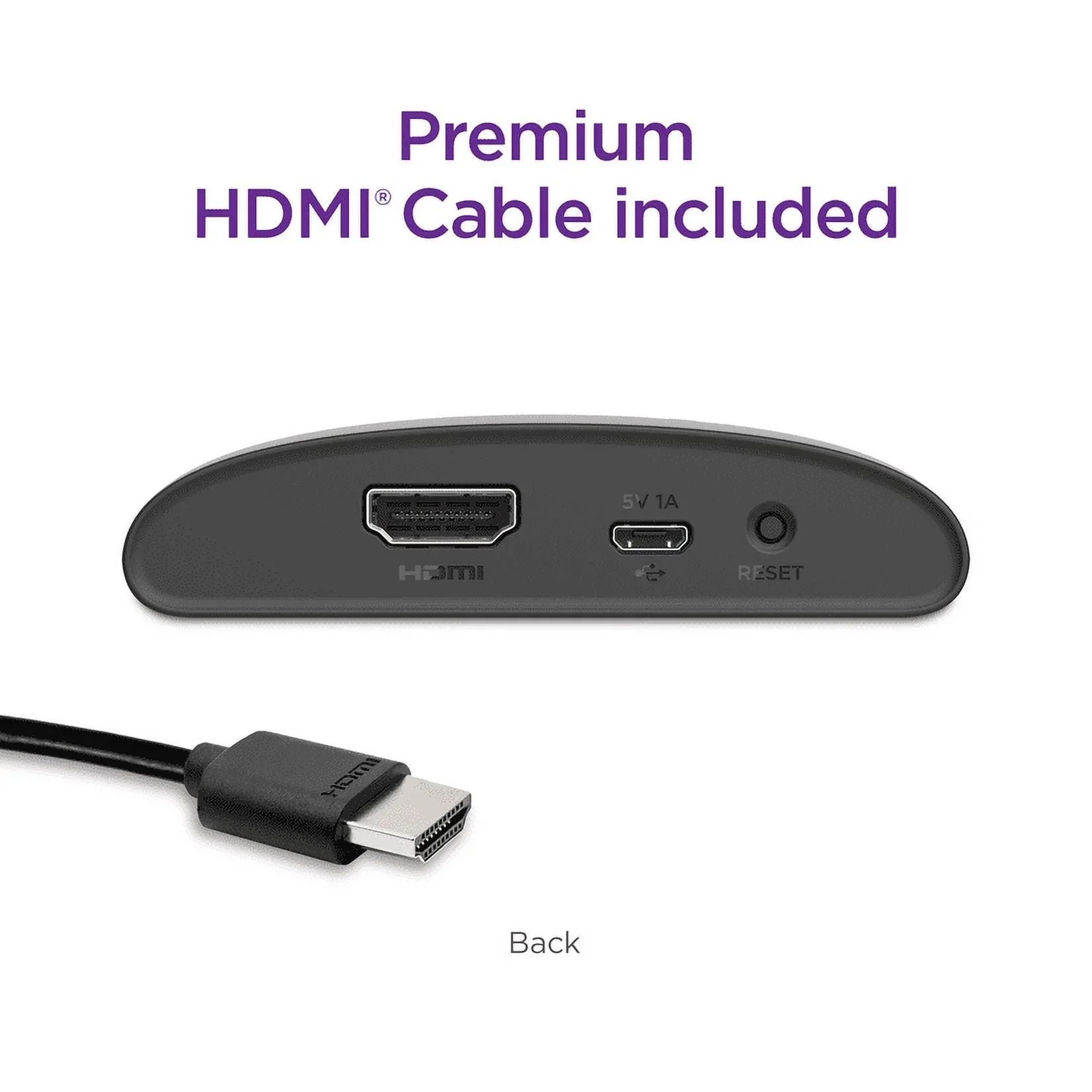 Roku Express 4K+ | Streaming Player HD/4K/HDR with Roku Voice Remote with TV Controls - USA MEGA SHOP