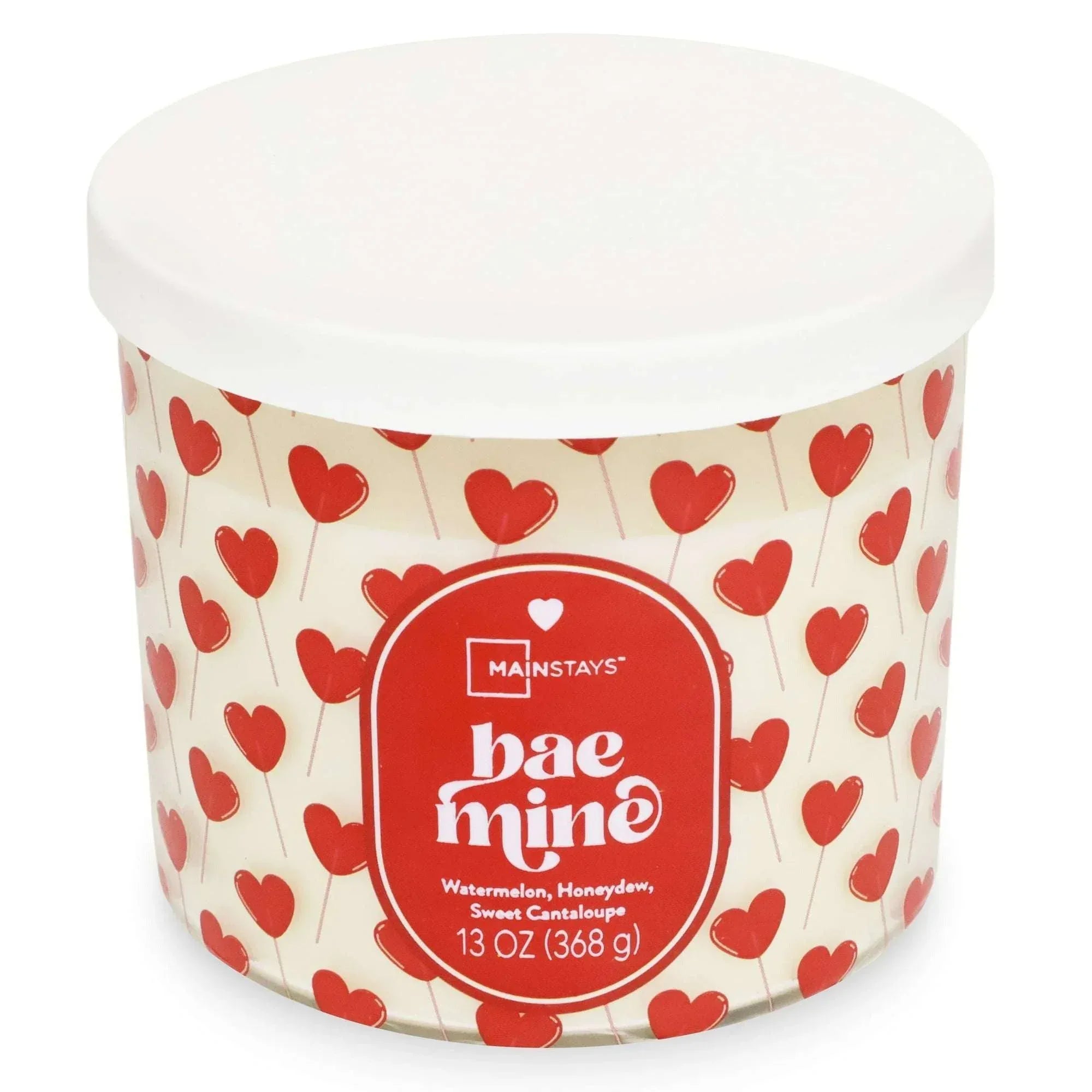 Mainstays 3-Wick Valentine's Themed CandleBae Mine Wrap, 13-Ounce