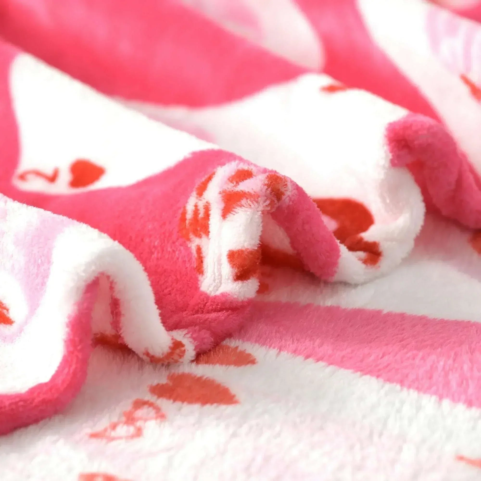 Way to Celebrate Super Soft Cozy Valentines Day Oversize Plush Throw Blankets