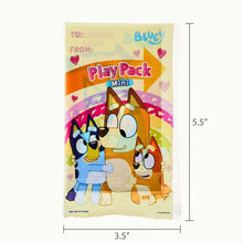 Bluey mini play pack greeting card with character cover, 3.5 in wide