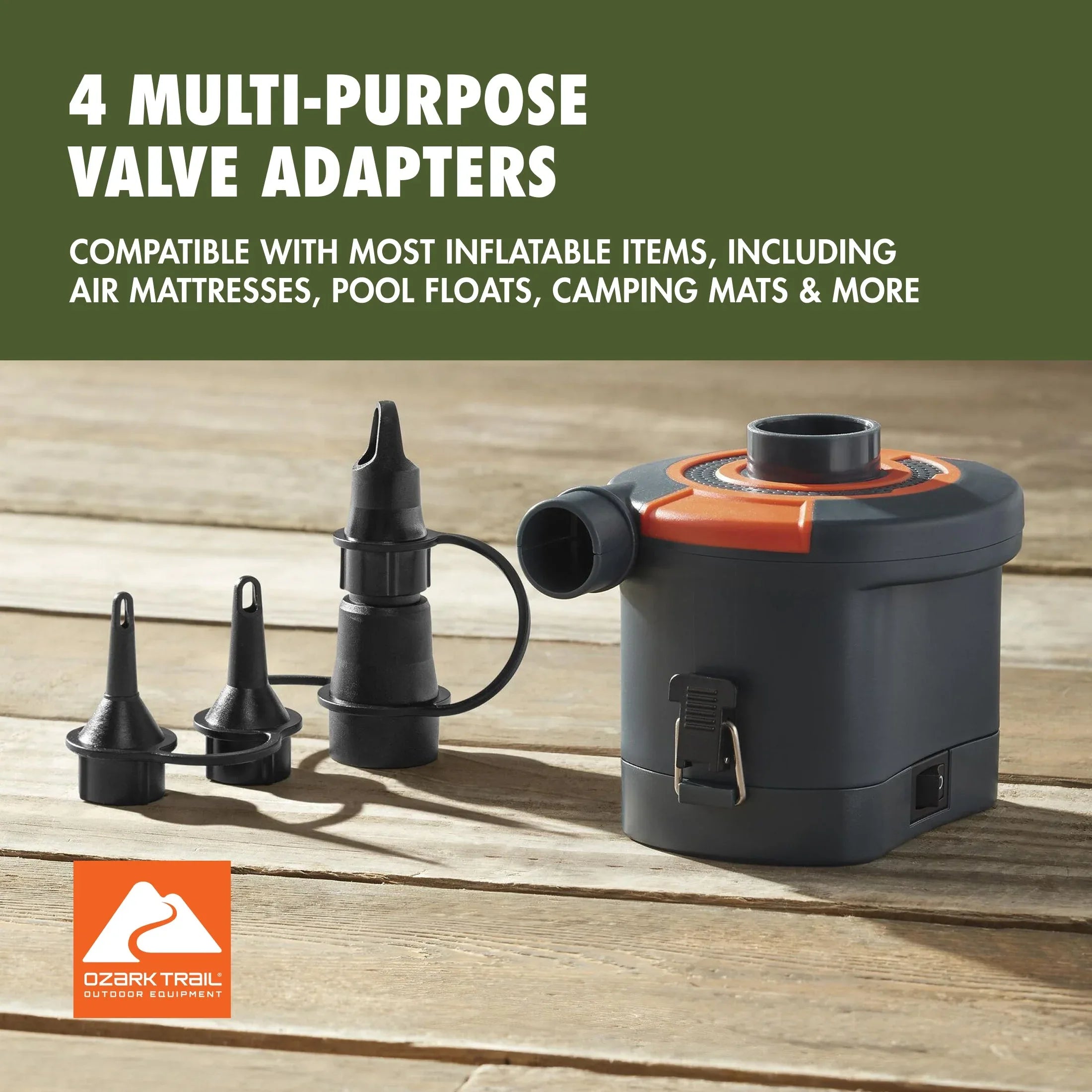 Ozark Trail Sidewinder D Cell Electric Air Pump - USA MEGA SHOP