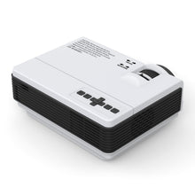 White VANKYO projector top view with control buttons and front lens housing