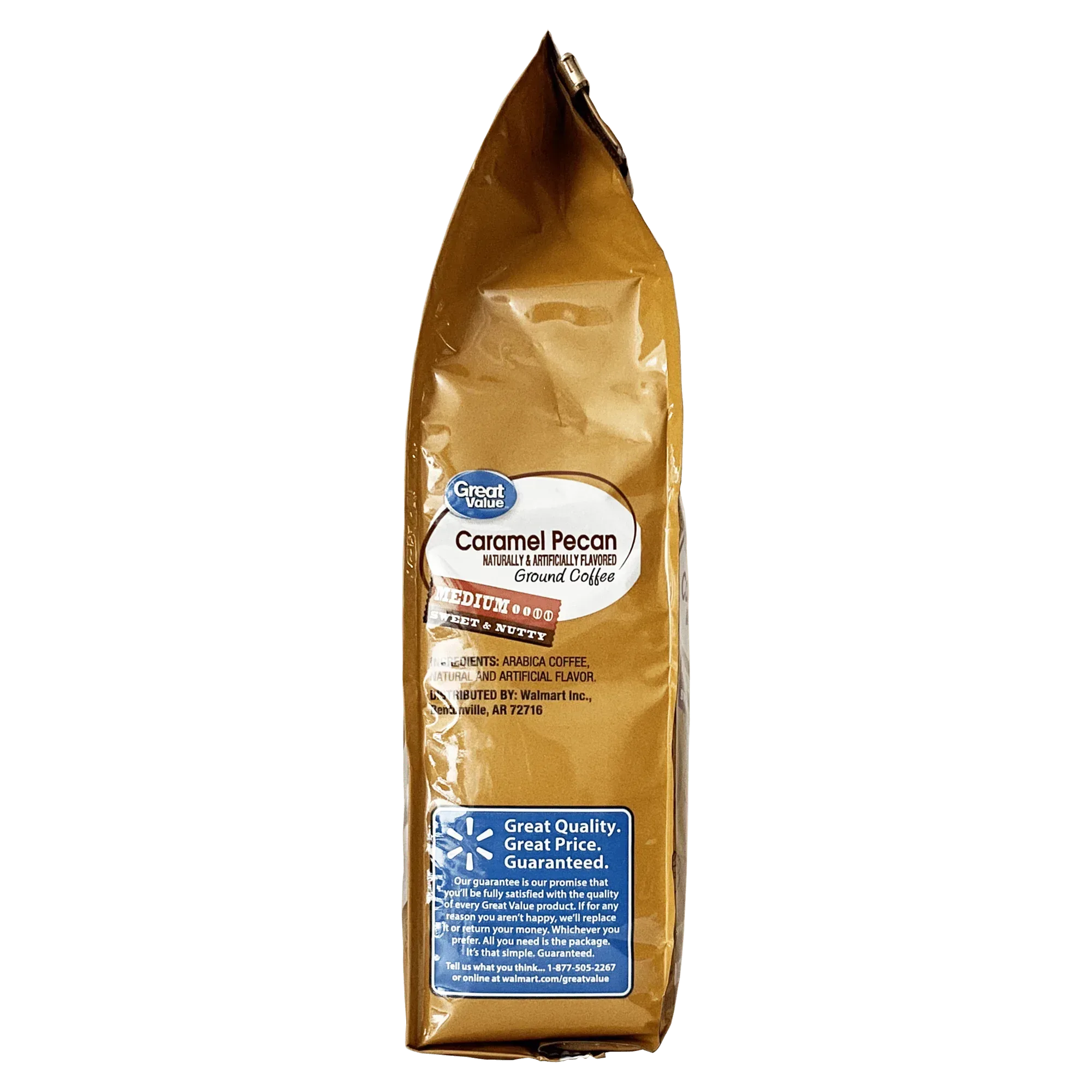 Great Value Donut Shop, 100% Arabica, Medium Roast, Ground Coffee, 12 oz