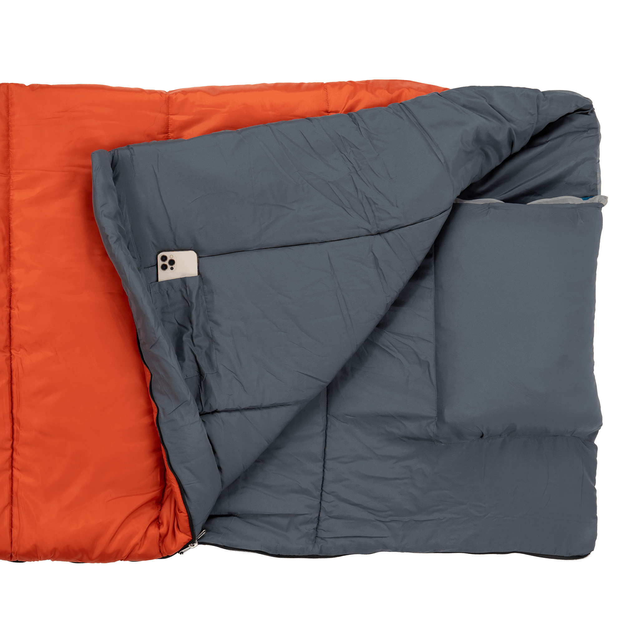 Klymit Bozeman 35 Degree Lightweight Adult Sleeping Bag, 3-Season Warmth for Camping, Backpacking, and Travel