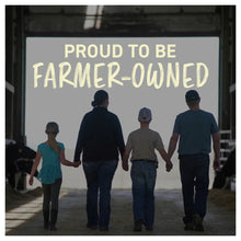 Farmer-owned butter brand promotional scene with people walking