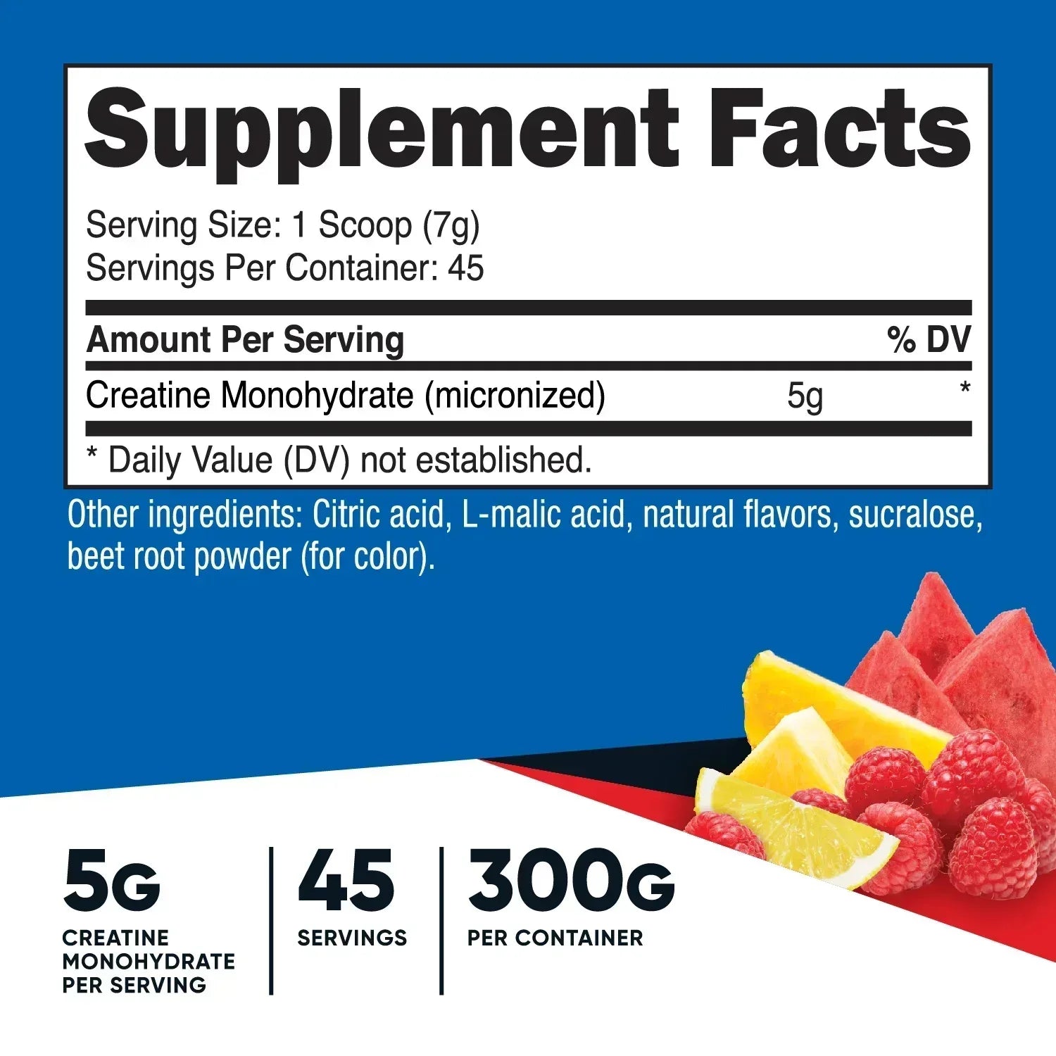 Nutricost, Performance, Creatine Monohydrate, Pineapple Mango, 1.1 lb (500 g)