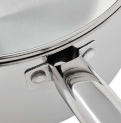 Mainstays 3 qt Induction Compatible Stainless Steel Saucepan with Lid