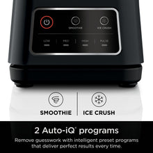 Black blender control panel with Smoothie and Ice Crush buttons