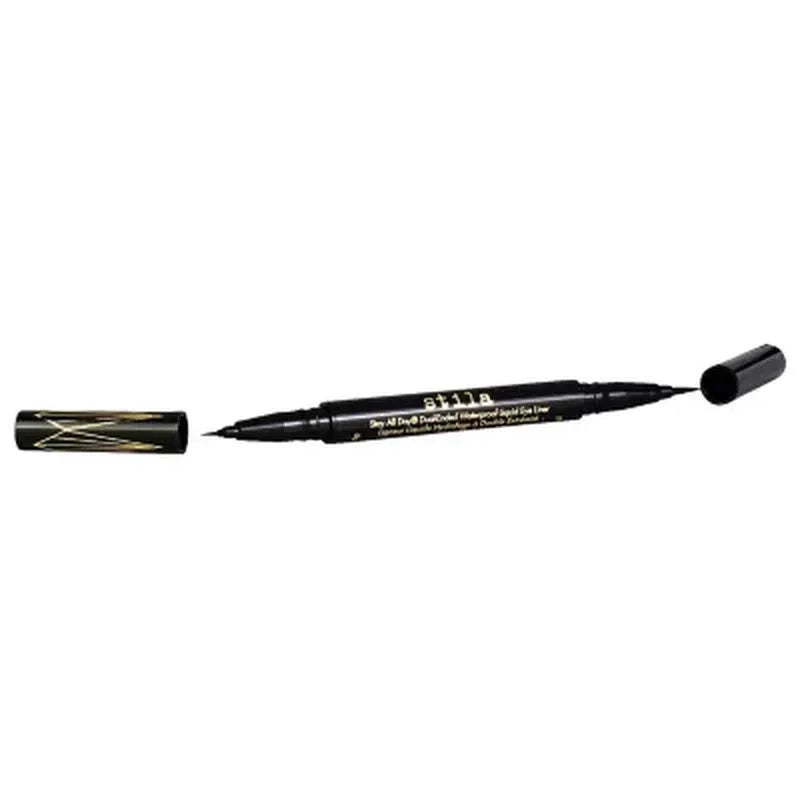 Stila Stay All Day Dual-Ended Waterproof Liquid Eye Liner, 0.033 Fl. Oz. - Dark Brown