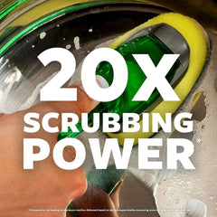 2.5 in. x 9.5 in. Soap-Dispensing Dishwand - Yellow/Green (4/Carton)