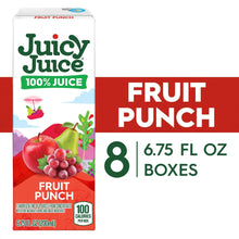 Juicy Juice Fruit Punch 100% juice box, 6.75 fl oz, 8 boxes