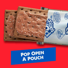 Frosted chocolate fudge toaster pastries with paper wrap