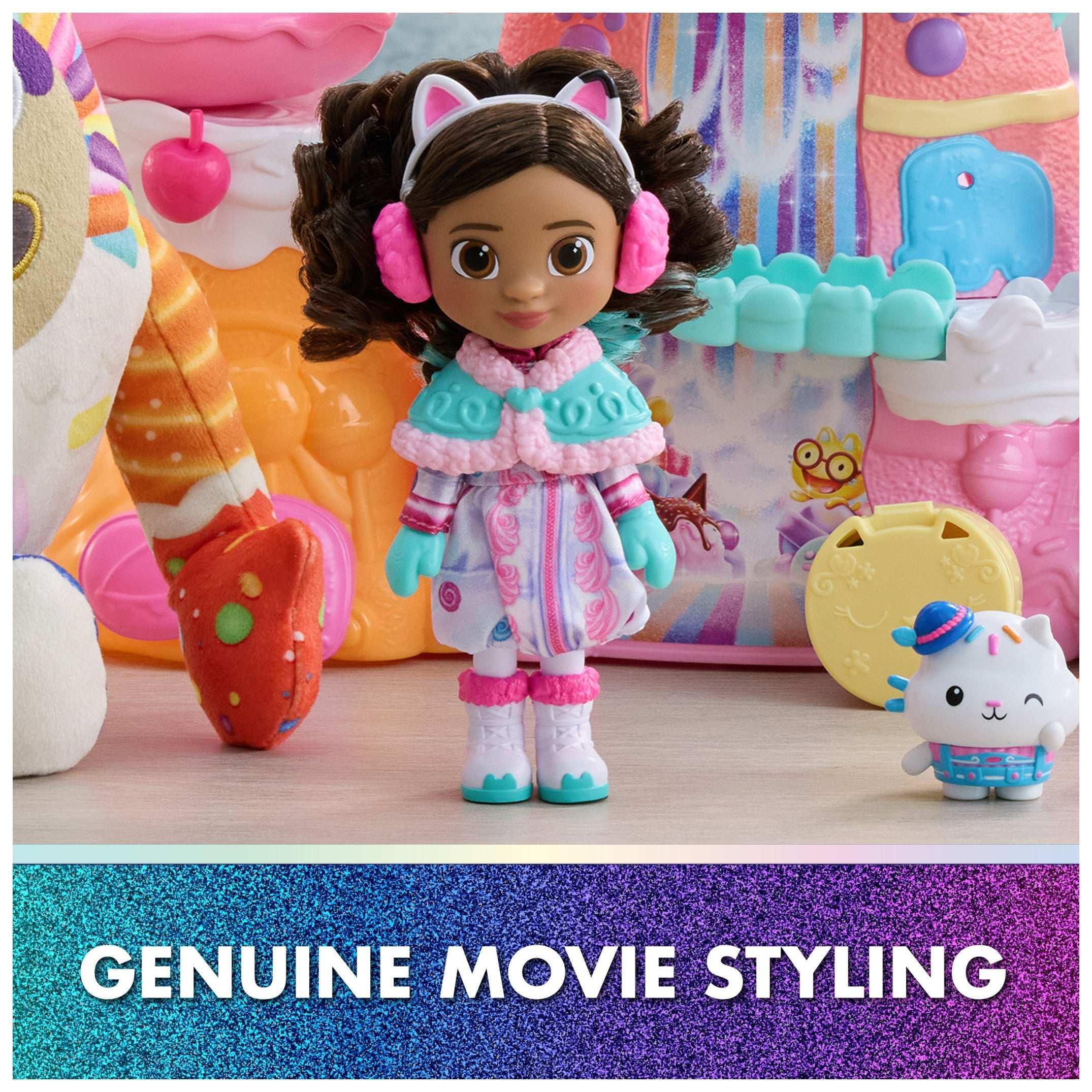 Gabby's Dollhouse: The Movie, Sweetest Treat Gabby Doll, Confection-Themed Snow Gear & Accessories, - USA MEGA SHOP