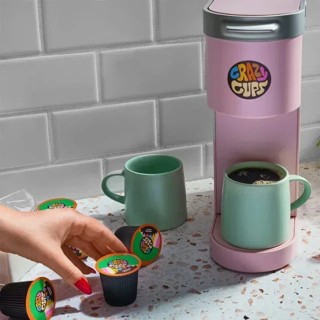 Crazy Cup Decaf Blueberry Cobbler Coffee Pods, in Recyclable Single Serve Cups For Keurig K Cups Machines, 22 Count