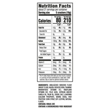 Nutrition Facts label for Ritz Fresh Stacks original crackers