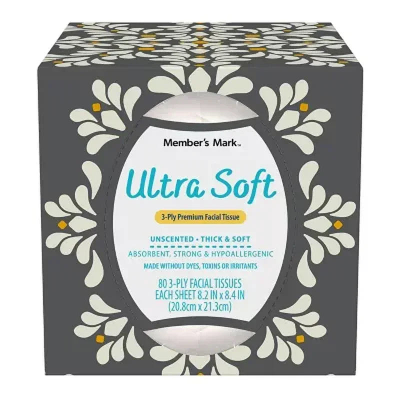 Member's Mark Ultra Soft Facial Tissues 12-Pack