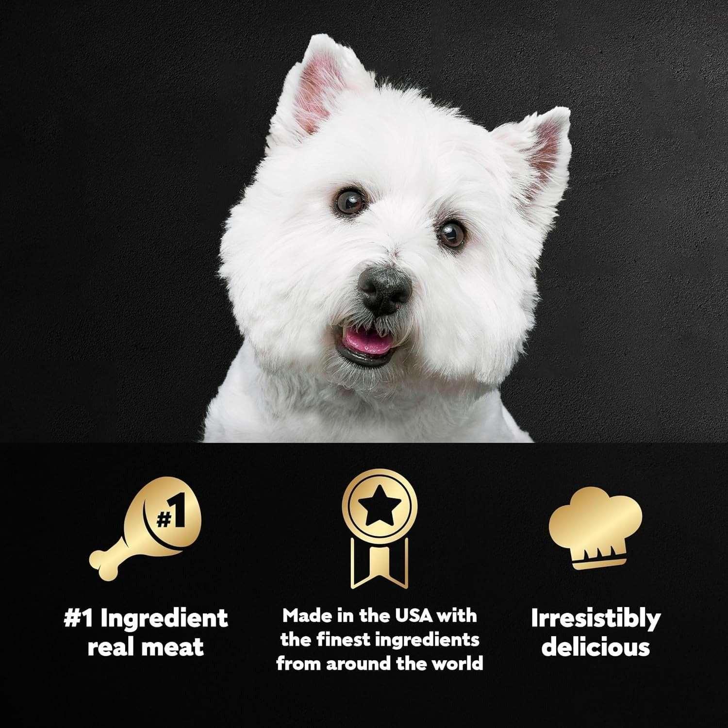 CESAR Soft Wet Dog Food Classic Loaf in Sauce Filet Mignon Flavor, 3.5 oz. Easy Peel tray