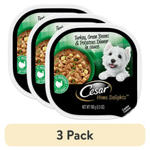 Cesar Home Delights dog food cups: turkey, green beans & potatoes, 3-pack