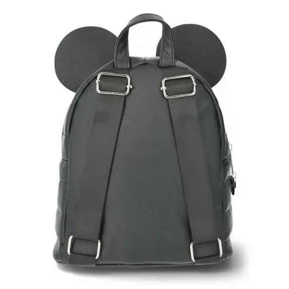 Disney Minnie Mouse Polka Dot Bow Women's Mini Backpack, Black
