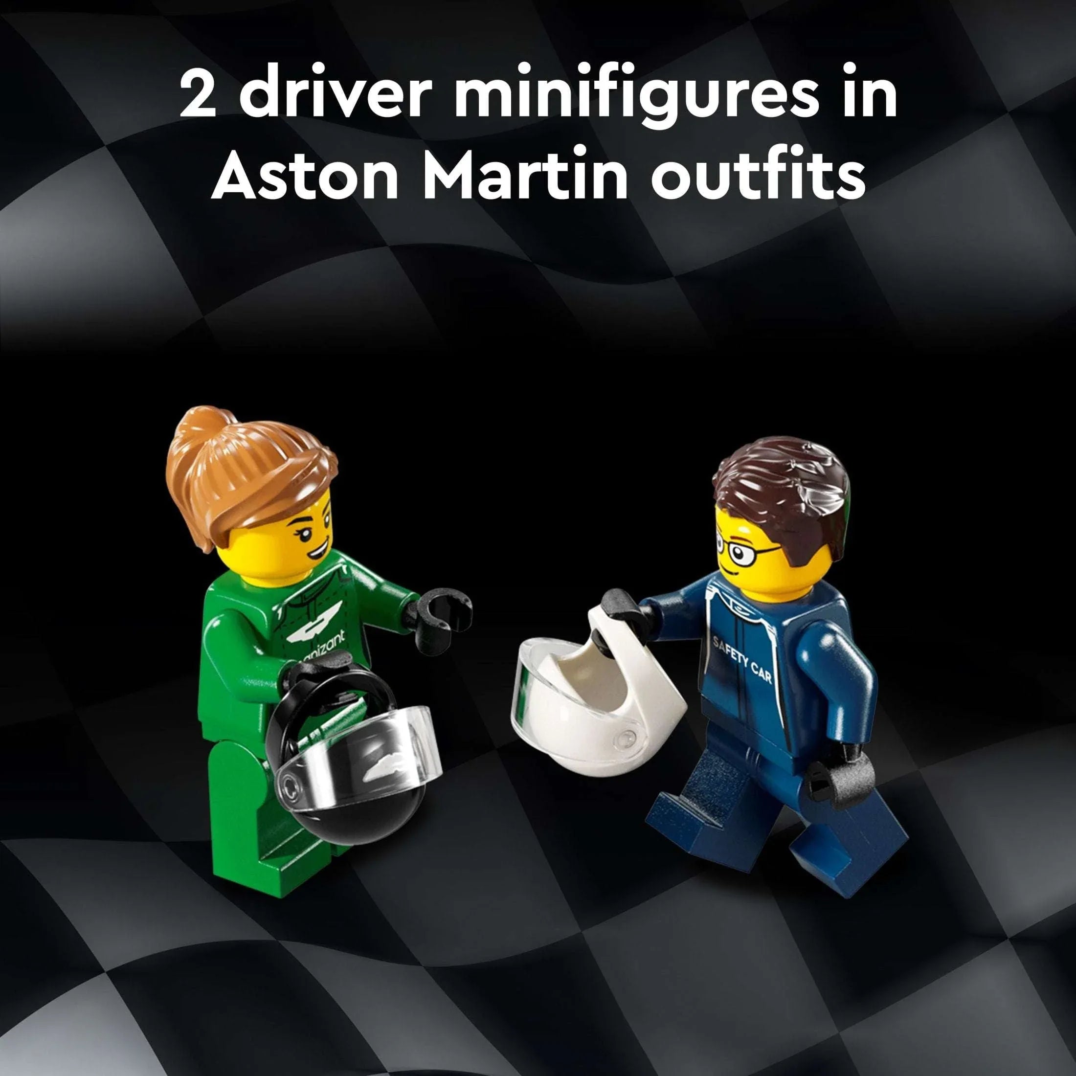 LEGO Speed Champions Aston Martin Safety Car & AMR23 Building Toys - Race Car Toy for Kids, Boys & Girls, Ages 9+ - Gift for Christmas - W/ 2 Minifigures - 76925 - USA MEGA SHOP