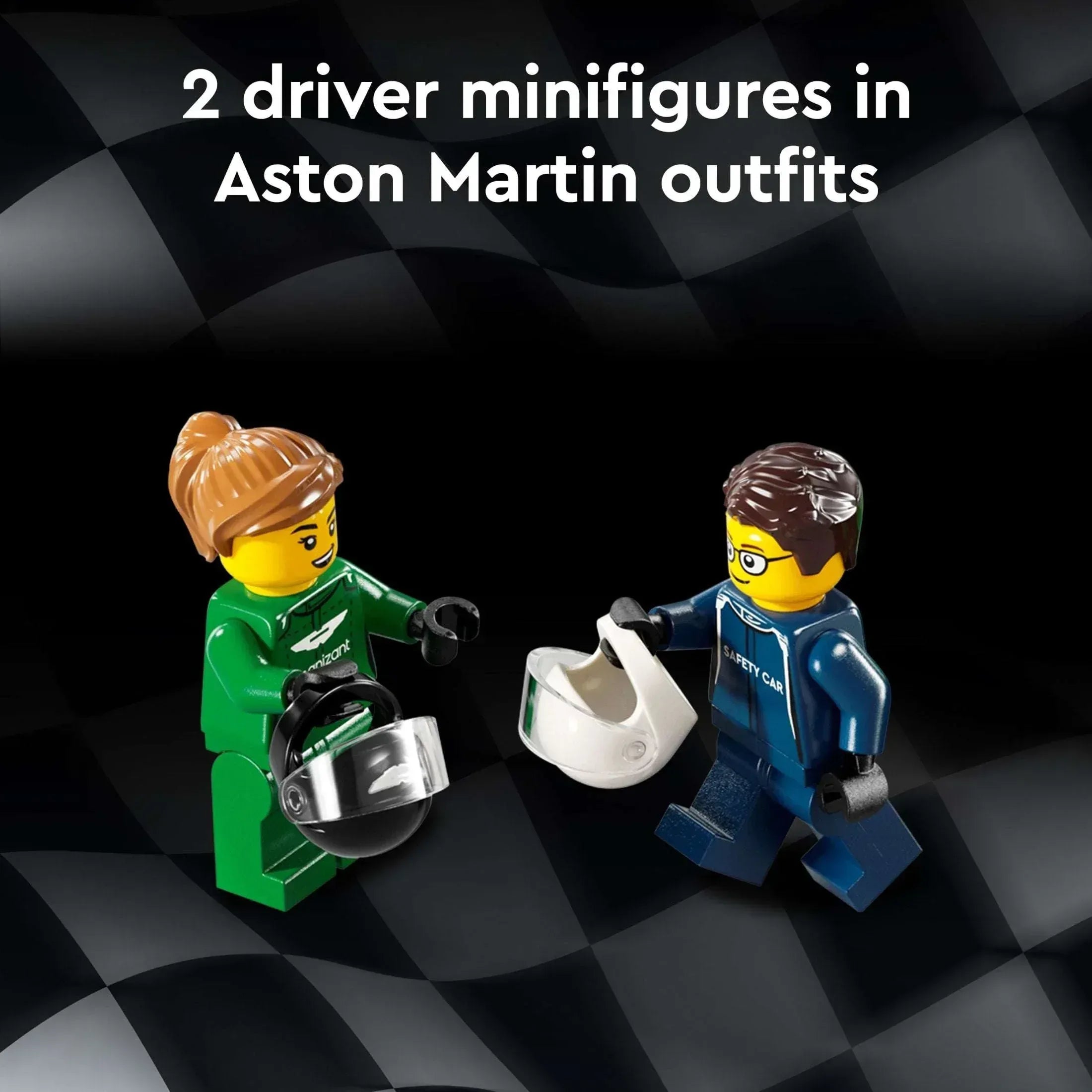 LEGO Speed Champions Aston Martin Safety Car & AMR23 Building Toys - Race Car Toy for Kids, Boys & Girls, Ages 9+ - Gift for Christmas - W/ 2 Minifigures - 76925