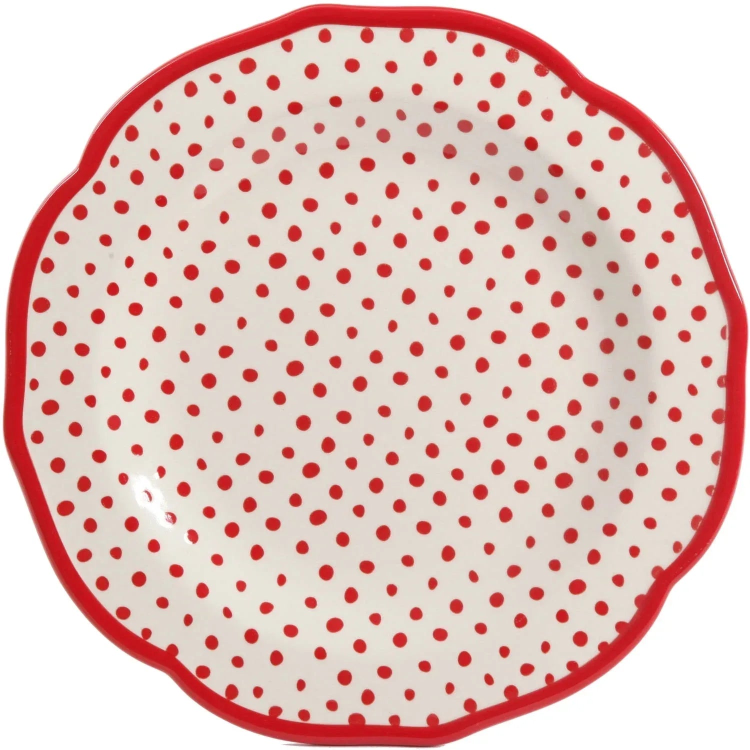 The Pioneer Woman Timeless Floral & Retro Dot 12-Piece Dinnerware Set, Multicolor
