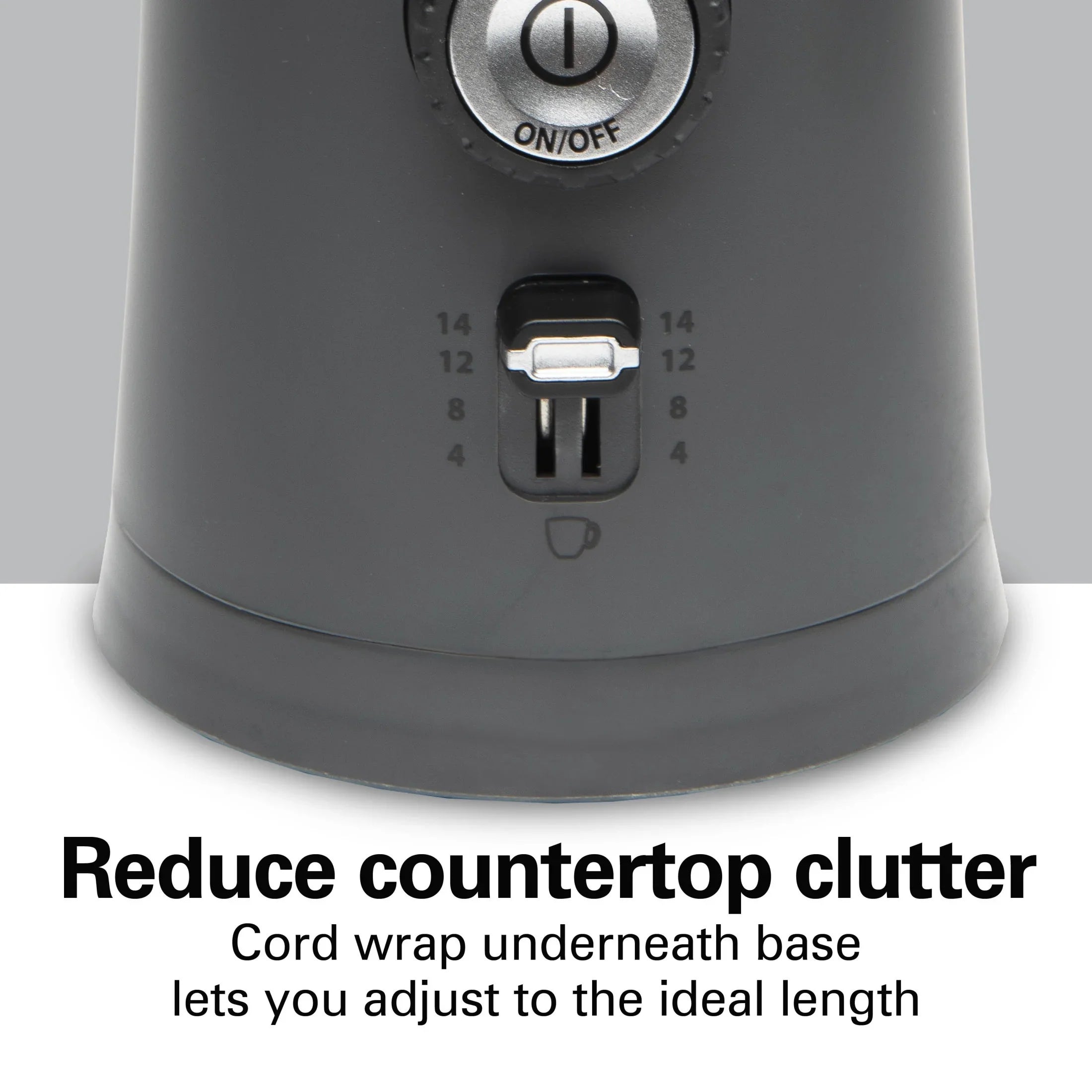 Hamilton Beach Custom Grind Electric Coffee Grinder, 14 Cups