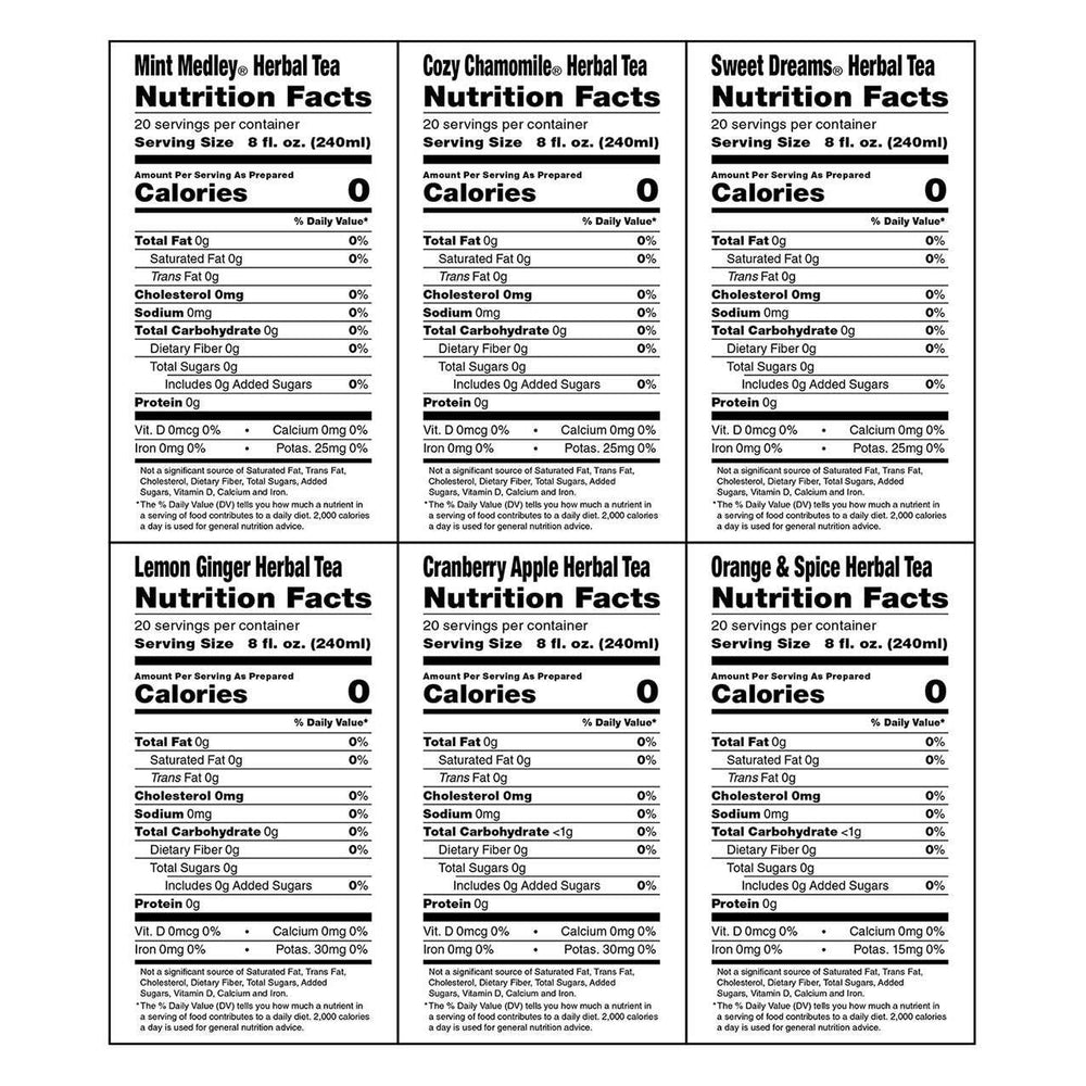 Bigelow Herbal Tea, Variety Pack, 168 bags