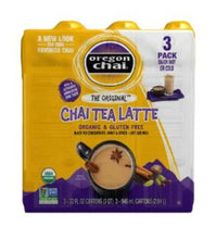 Oregon Chai Original Organic chai tea latte concentrate, 3-pack cartons, 32 fl oz