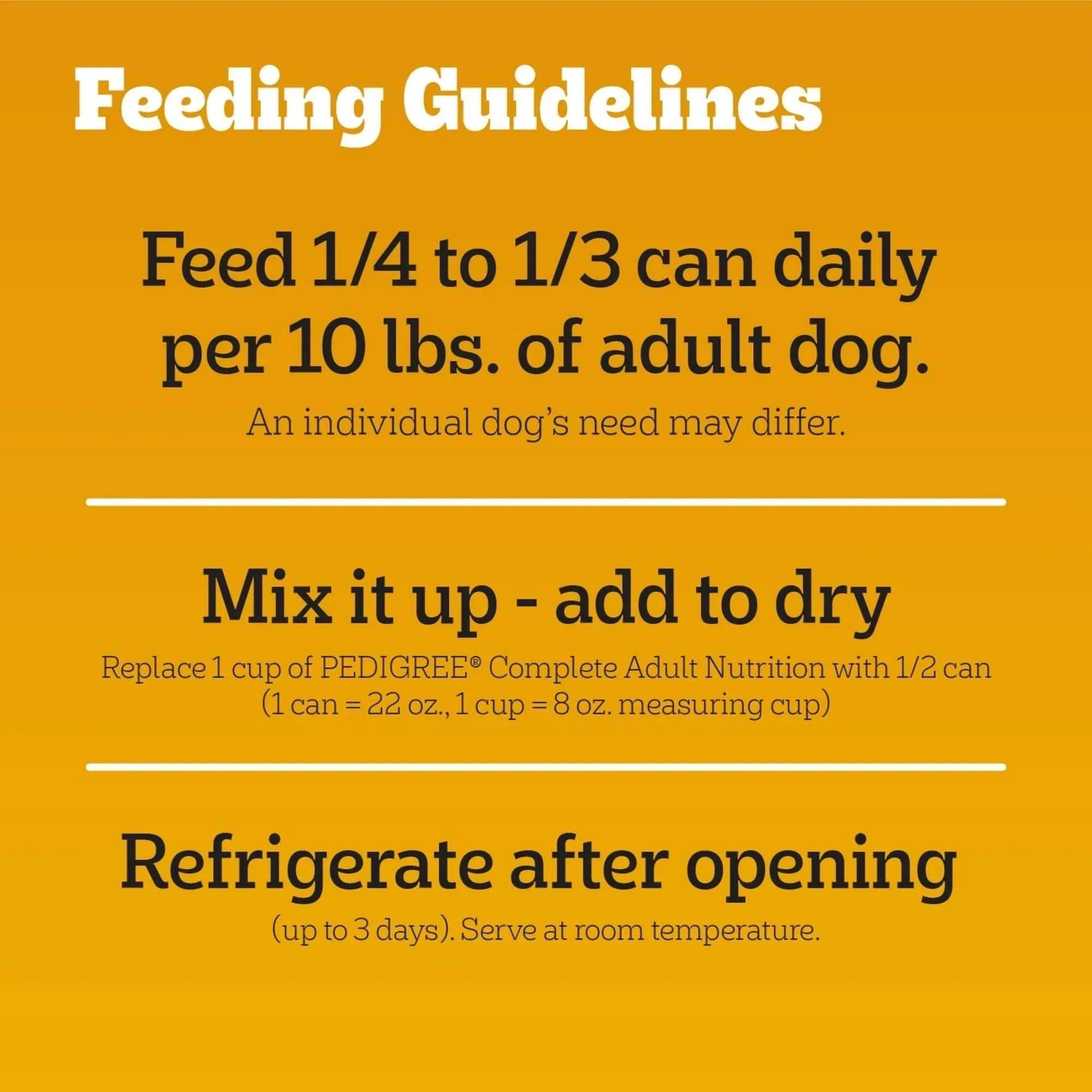 Pedigree Chopped Ground Dinner With Beef Adult Soft Wet Dog Food, (12) 22 oz Cans