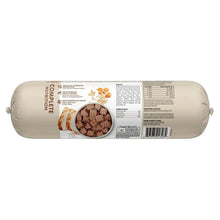 Freshpet complete nutrition chicken recipe dog food roll, nutrition facts on back