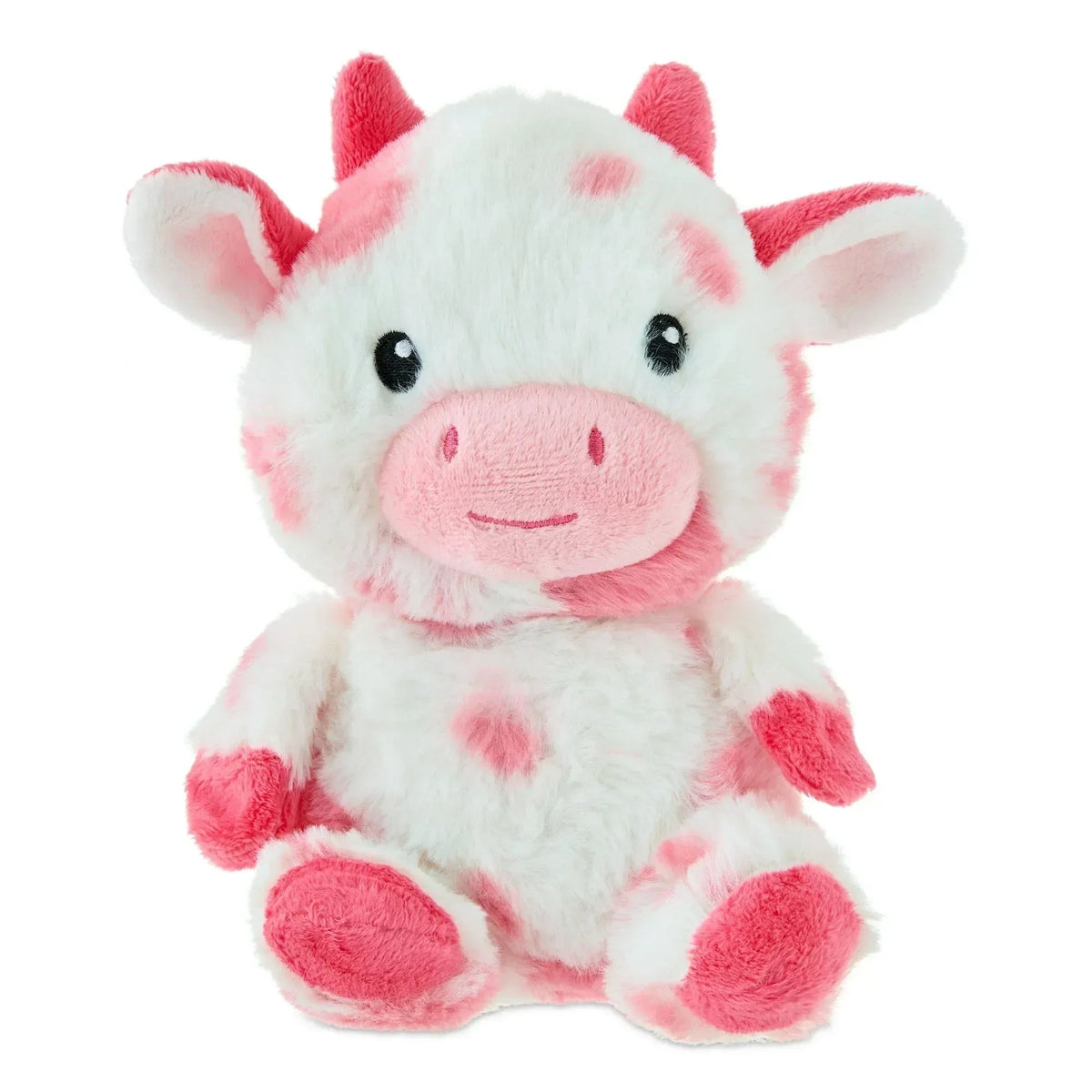 Cow Plush, Pink and White, 8", Valentine's Day by Way To Celebrate