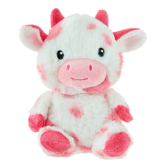 Cow Plush, Pink and White, 8", Valentine's Day by Way To Celebrate