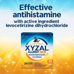 Xyzal 24-Hour Allergy Relief Antihistamine Tablets, 5 mg, 35 Count