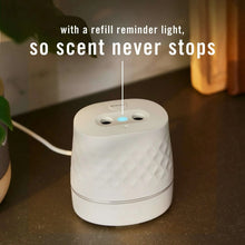 White Febreze Plug oil warmer with indicator light and power cord