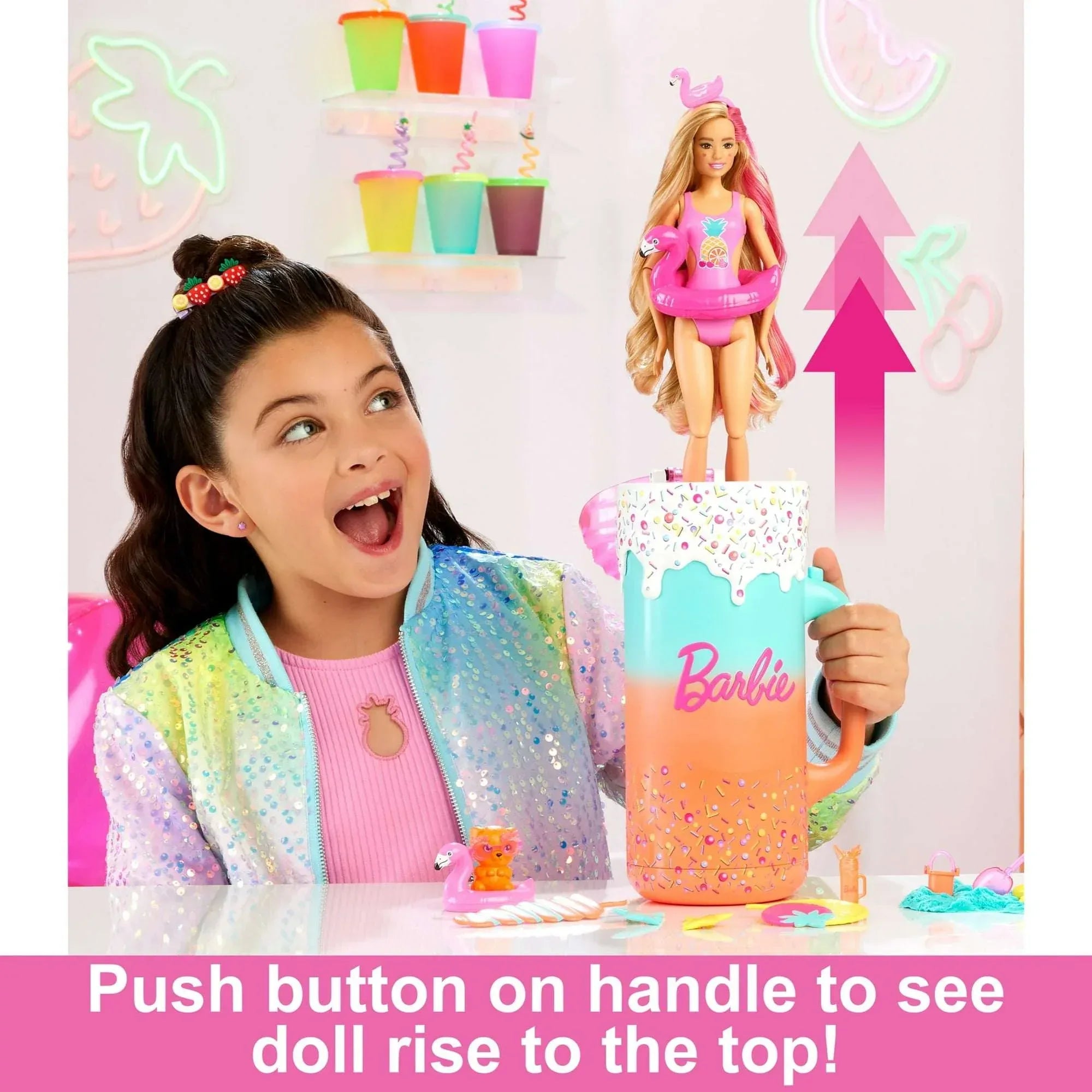Barbie Pop Reveal Rise & Surprise Gift Set with Scented Doll, Squishy Scented Pet & More - USA MEGA SHOP