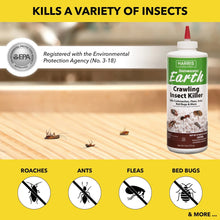 Crawling insect killer powder bottle with EPA registration seal on label.