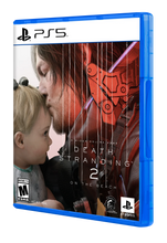 PS5 game case for Death Stranding 2: On the Beach with PS5 logo and cover art