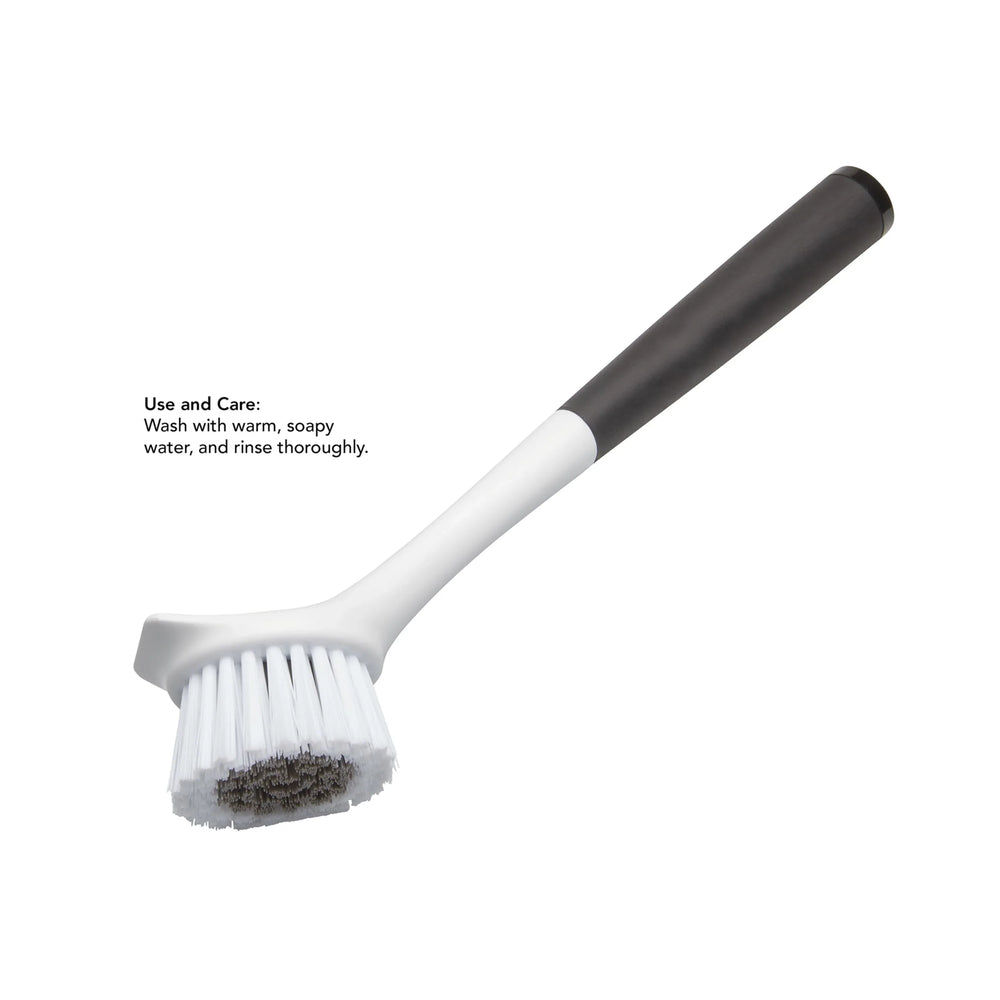 KitchenAid Round Sink Angled Brush with Black Soft Touch Handle - USA MEGA SHOP