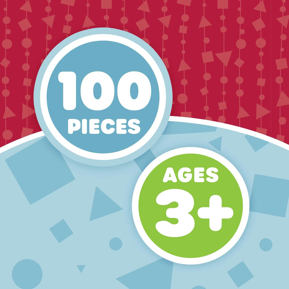 Kid Connection Play Food Basket, 100 Pieces, Toddler Toys - USA MEGA SHOP