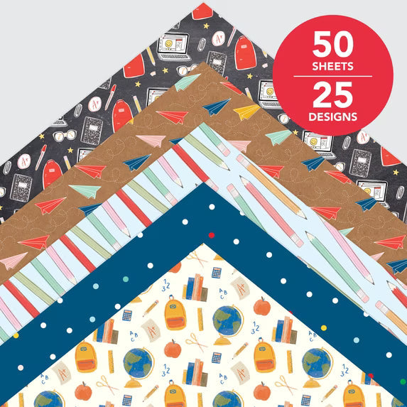 Roobee by Mara Mi School Paper Pad 12" x 12" - 24 lb/ 100 GSM, 50 sheets