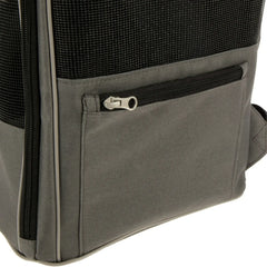 TrustyPup Medium Cat & Dog Travel Pet Backpack, Gray, 16 lb Limit - USA MEGA SHOP